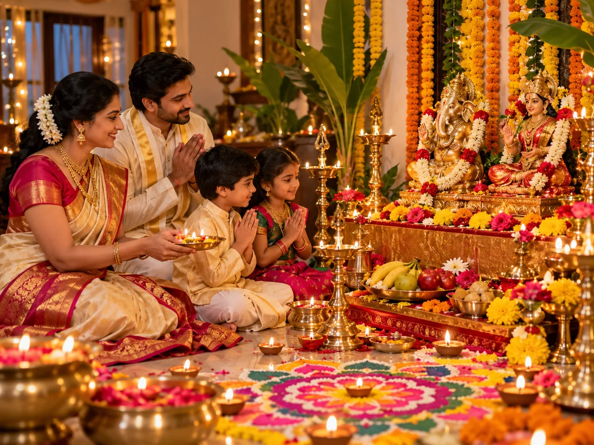 Festival Puja ceremony