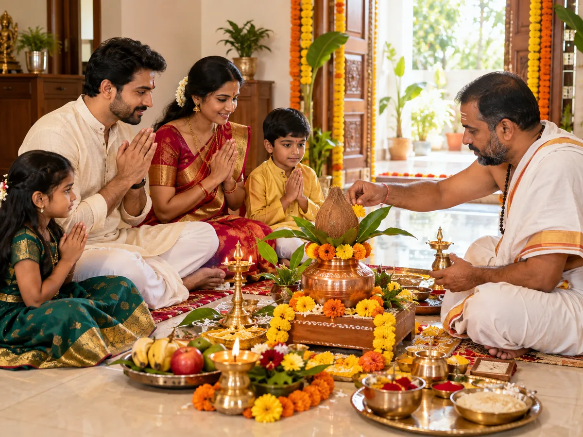 Griha Pravesh ceremony