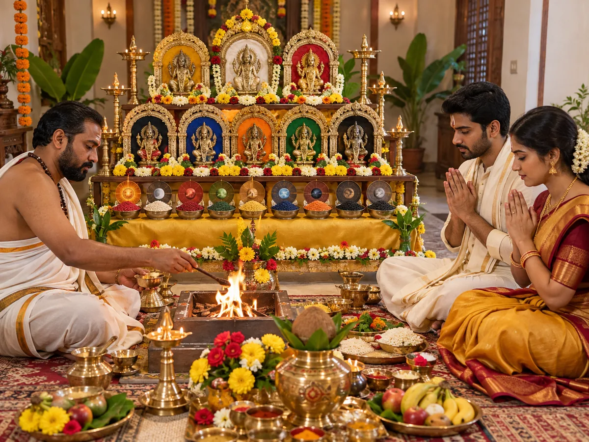 Navgraha Shanti ceremony